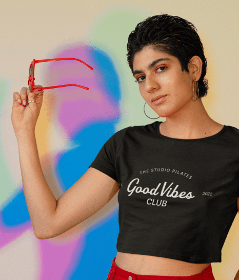 The Studio Short Sleeve Relaxed Crop